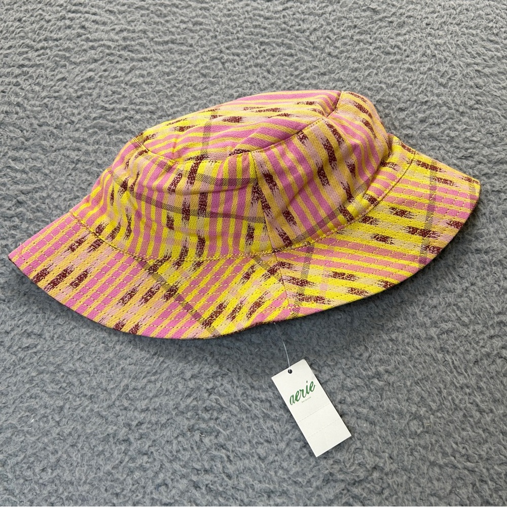 AERIE Jacquard Reversible Bucket Hat One‎ Size - Picture 2 of 11